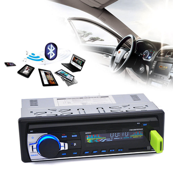 Bluetooth Car Stereo Audio DIN In Dash FM Aux Input Receiver SD USB MP3 Radio