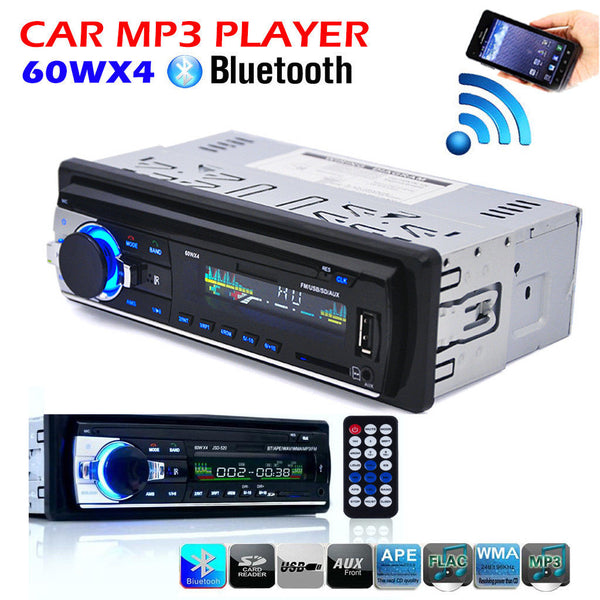 Bluetooth Car Stereo Audio DIN In Dash FM Aux Input Receiver SD USB MP3 Radio