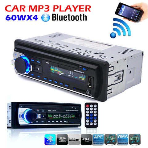 Bluetooth Car Stereo Audio DIN In Dash FM Aux Input Receiver SD USB MP3 Radio