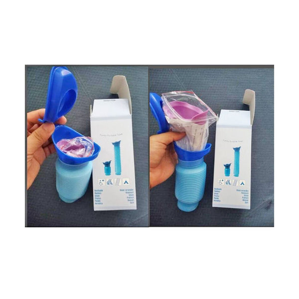 Emergency Urinal Urine Women Men Outdoor Portable Shrinkable Travel Car Camping