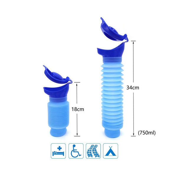 Emergency Urinal Urine Women Men Outdoor Portable Shrinkable Travel Car Camping