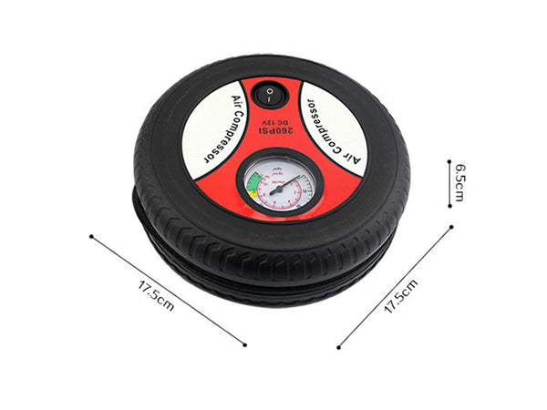 Electric Car Portable Air Compressor Tire Inflator for Car Bike Ball Rubber boat