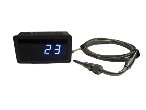 Digital LED EGT Gauge with Exhaust Weld Gas Temperature Sensors Probe Combo Kit