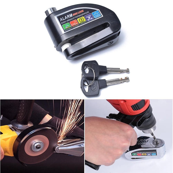 Motorcycle Motorbike Scooter Anti theft Brake Disc Lock Wheel Alarm Security