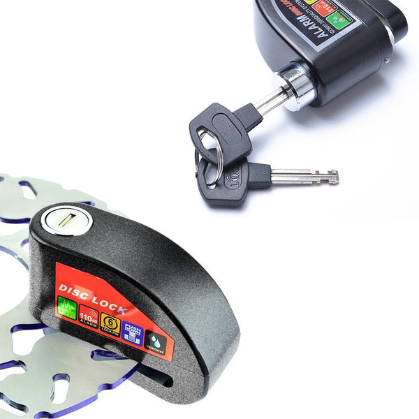 Motorcycle Motorbike Scooter Anti theft Brake Disc Lock Wheel Alarm Security