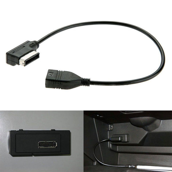 Media In Audio Music USB Interface AMI MMI MDI AUX Adapter Cable For Audi VW
