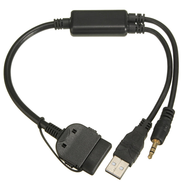 Car USB AUX Adapter Audio Music Interface Cable For BMW Mini Cooper IPhone iPod