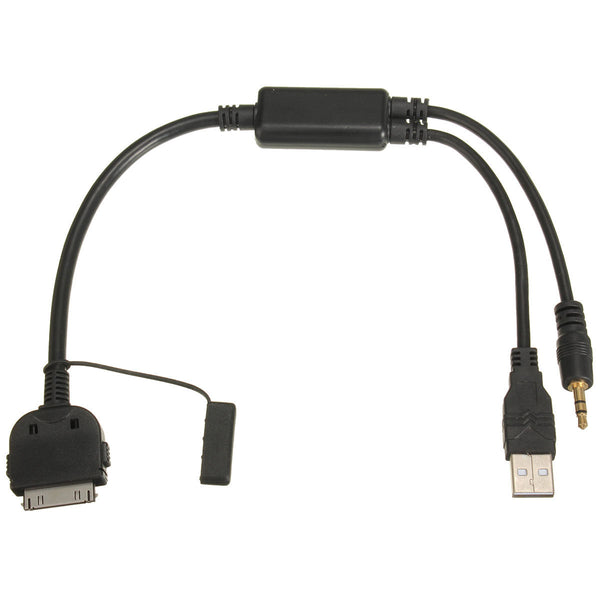 Car USB AUX Adapter Audio Music Interface Cable For BMW Mini Cooper IPhone iPod