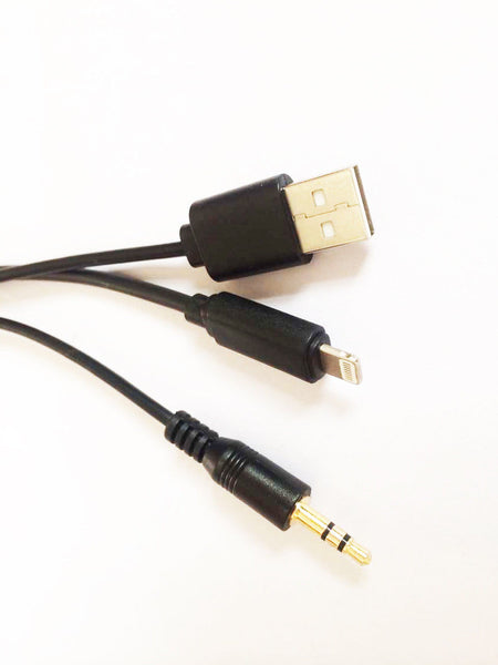 New Audio USB AUX Adapter Cable Lightning Adaptor for BMW Mini iPod iPhone 6 7 8