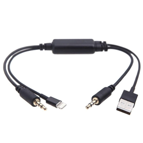 Car AUX Audio Music Charging Cable Adapter For BMW MINI Cooper iPod iPhone 5 6 7
