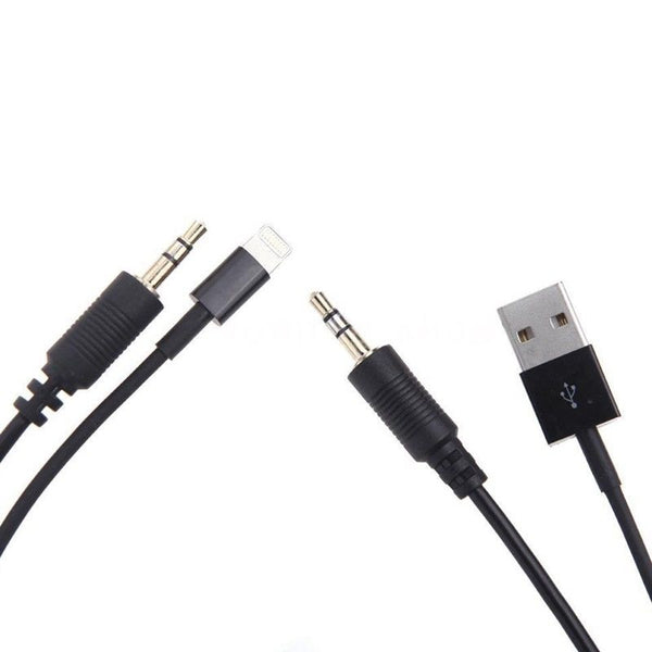 Car AUX Audio Music Charging Cable Adapter For BMW MINI Cooper iPod iPhone 5 6 7