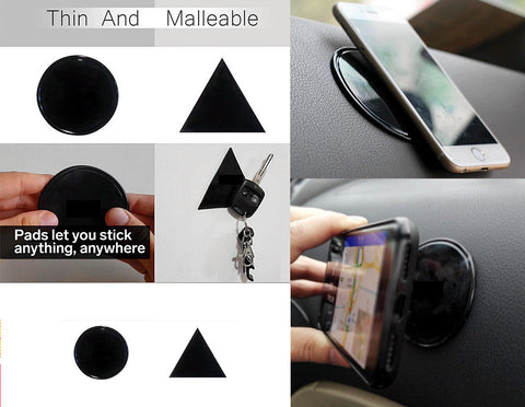 2 Set Gel Pad Set Reusable Washable Powerful Sticking Mobile Phone Tablet Keys