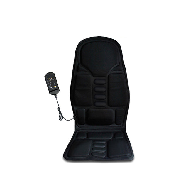 Neck Pain Lumbar Heat Pad Massager Vibration Car Massage Heated Seat Cushion