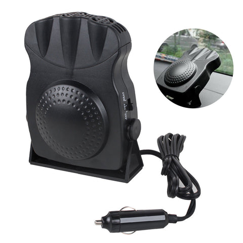 Portable Mini Car Vehicle Fan Warmer Heating Heater Window Defroster Demister