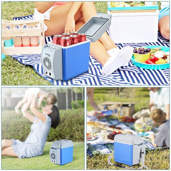 Car Truck Coke Food Cooler Refrigerator Fridge Portable Travel Freezer Warmer