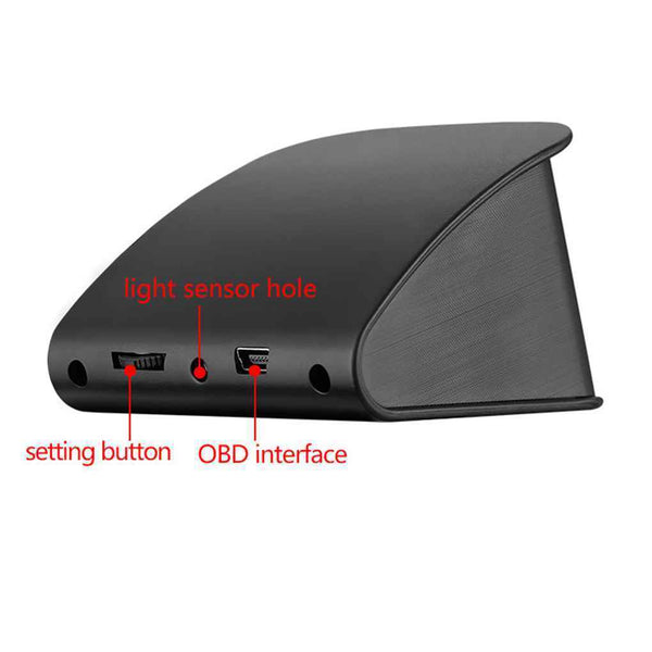 Car OBD2 OBD HUD Head Up Display RPM Water Temperature Over Speed Fuel Voltage