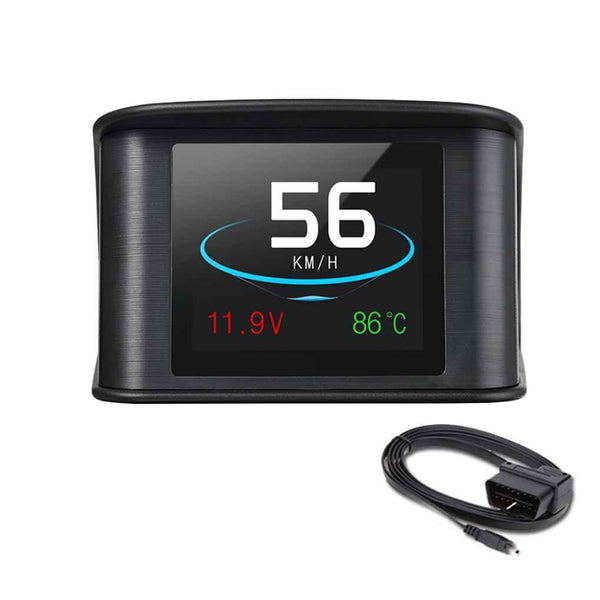 Car OBD2 OBD HUD Head Up Display RPM Water Temperature Over Speed Fuel Voltage