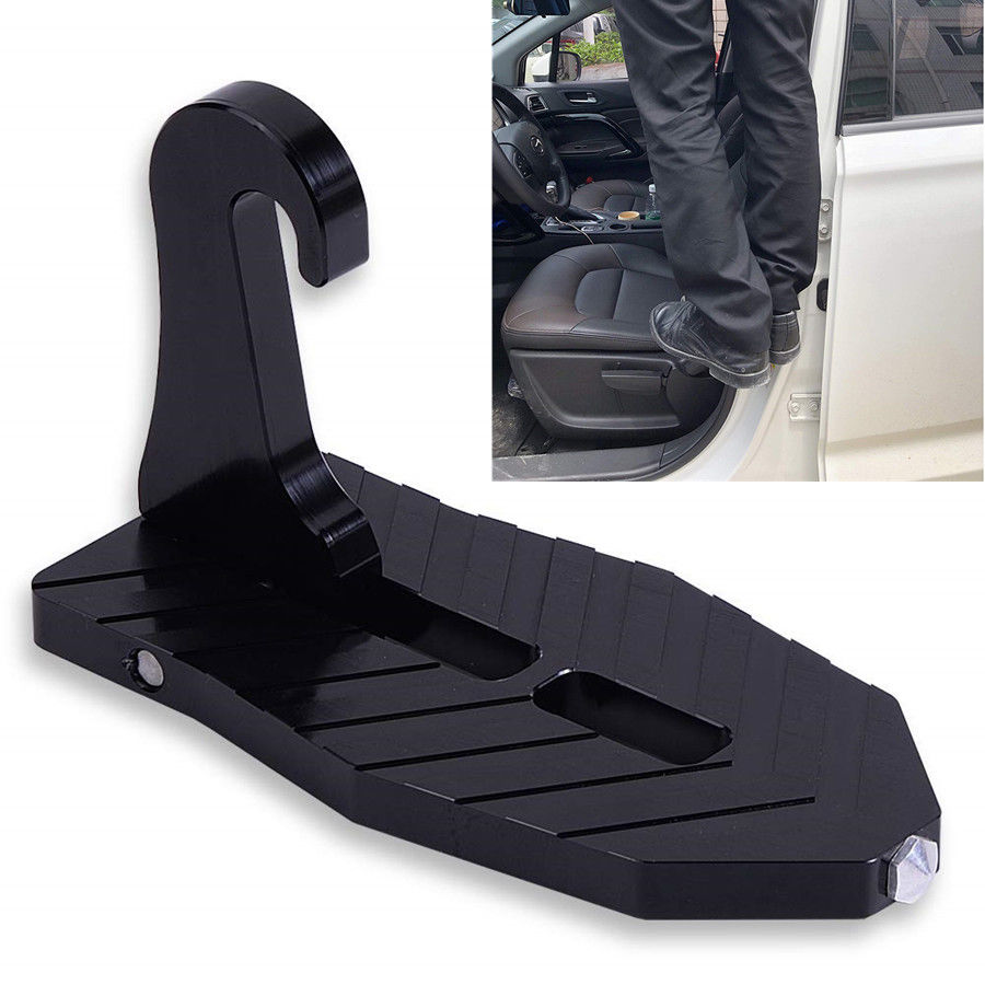 Foldable Car Door Latch Hook Step Ladder Foot Pedal SUV Cleaning Truck Roof Top