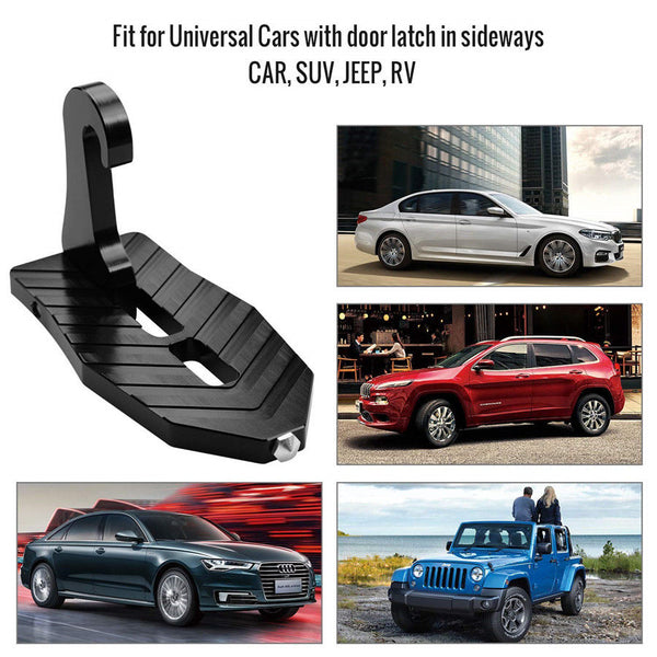 Foldable Car Door Latch Hook Step Ladder Foot Pedal SUV Cleaning Truck Roof Top