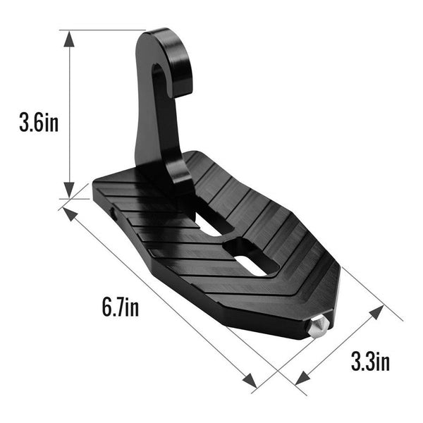 Foldable Car Door Latch Hook Step Ladder Foot Pedal SUV Cleaning Truck Roof Top