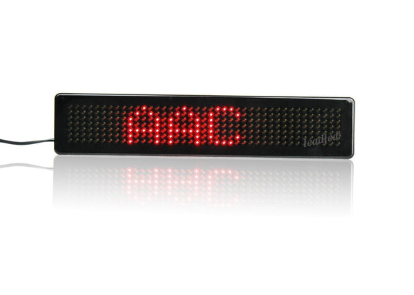 Motor Car LED Sign IR Remote Programmable Message Moving Scrolling Display Board
