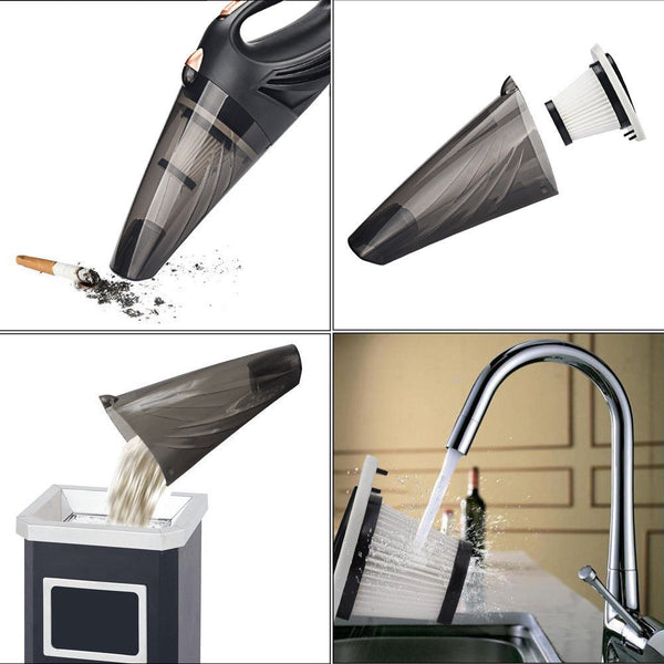 Car Vacuum Cleaner Clean Dust Auto Mini Hand held Wet Dry Small Portable Duster