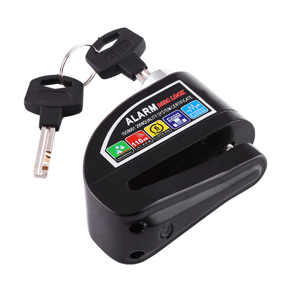 Motorcycle Bike Anti theft Wheel Disc Brake Safety Safe Lock Security Alarm Key