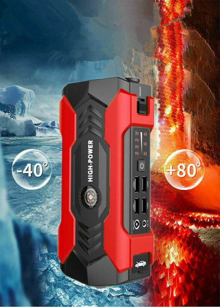 Start Motor Car Jump Starter Portable Charger Power Bank Camp LED Flash Light
