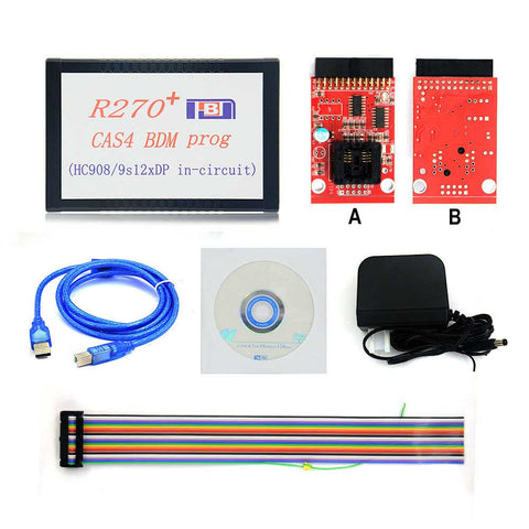 OBD2 R270 For BMW CAS4 BDM Auto Key BDM Program Programmer V1.20 CAS4 Eeprom MCU