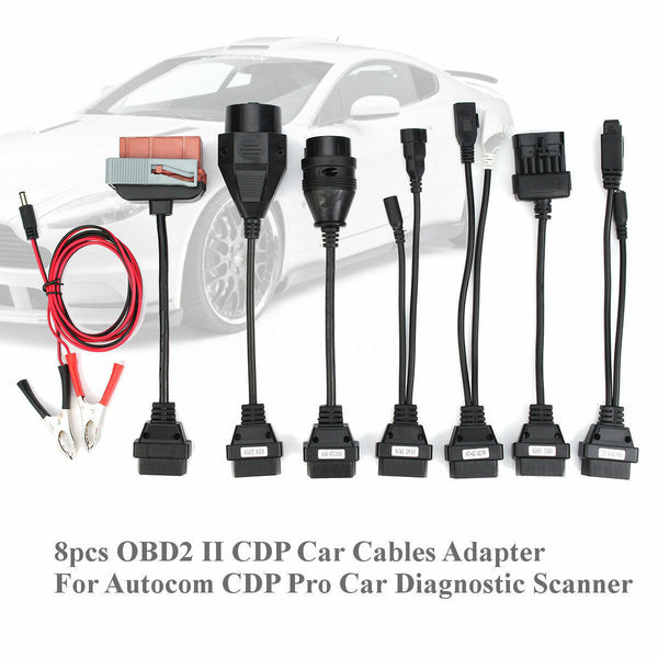 Full Set Car Diagnostic Cables Connector Adapter OBD2 II CDP for Autocom CDP Pro