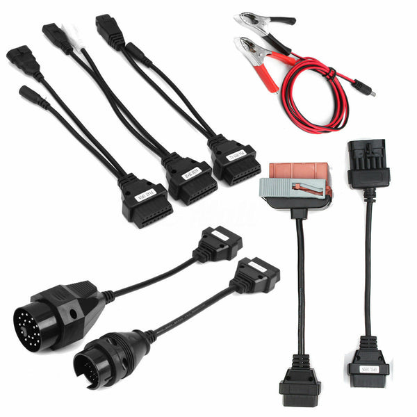 Full Set Car Diagnostic Cables Connector Adapter OBD2 II CDP for Autocom CDP Pro