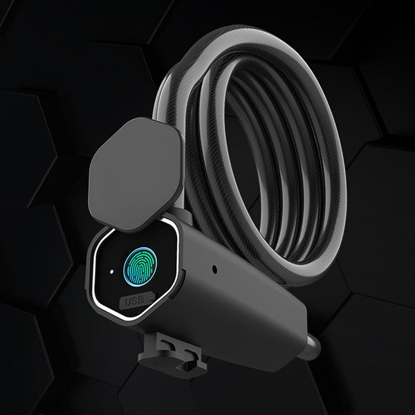 Bicycle Bluetooth Fingerprint Waterproof Phone APPs Smart Alarm Anti Theft Lock