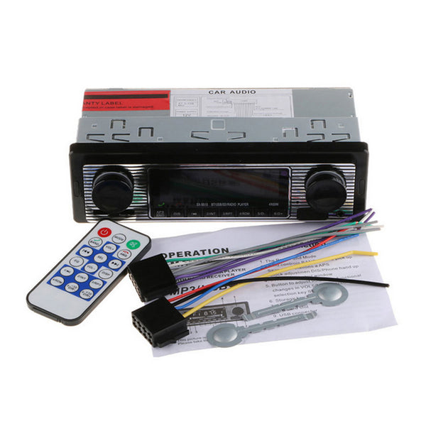 Car Stereo FM Retro radio 12V Player Bluetooth MP3 USB AUX WAV Audio In Dash FM