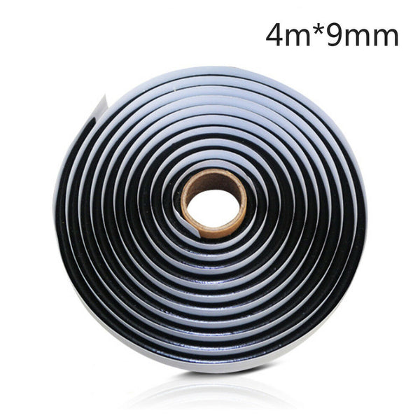 4M Black Butyl Rubber Sealant Car Door Windshield Headlight LED Reseal Strip