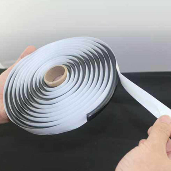 4M Black Butyl Rubber Sealant Car Door Windshield Headlight LED Reseal Strip