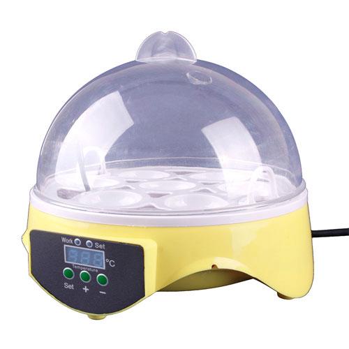 Digital Eggs Incubator For Hatching 7 Eggs Chicken Duck Reptile AC 220V 110V