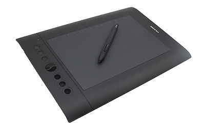 Student Draw Art Work Graphics Drawing Tablet 10" x 6.25" with Digital Control Pen