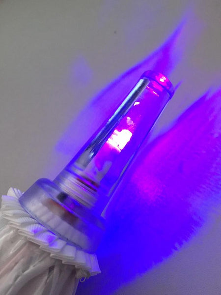 Transparent outdoor Light Up High Quality LED Flashing Colorful Transparent Umbrella with Flashlight
