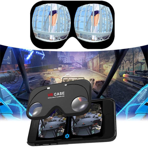 4.7 inch 3D VR Glasses Case Virtual Reality for iPhone 6 6s Gold Apps Game