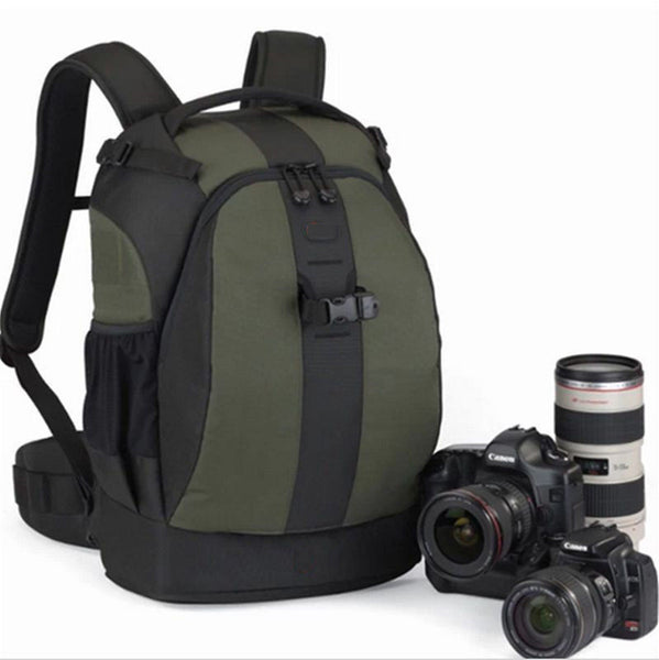400 AW DSLR Fashion Black Camera Photo Bag Back Pack Backpack with Weather cover