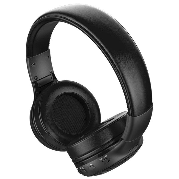 HiFi Stereo Bluetooth Earphone FM Radio Foldable Headphones Wireless MP3 Player