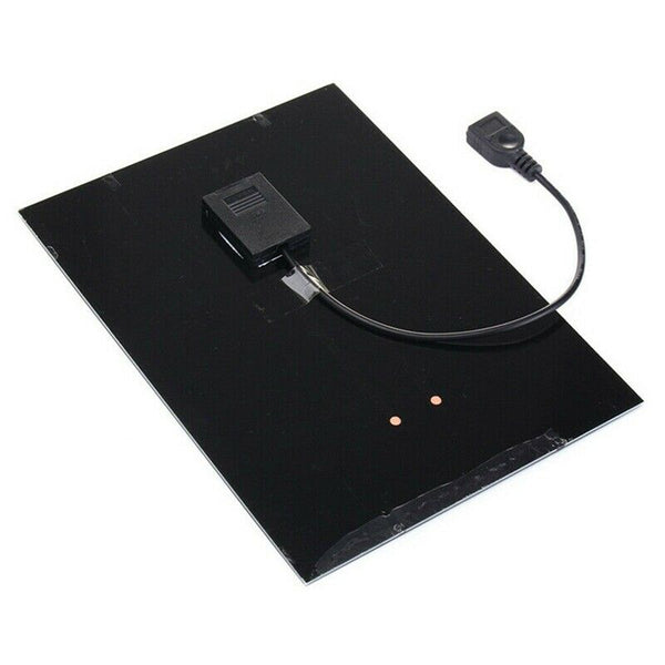 5.7'' USB 3W Solar Powered Panel Greenhouse Cooling Ventilation Ventilating Fan