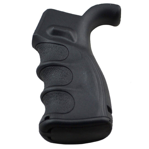 556 223 Ergonomic Rifle Pistol Grip with Finger Groves Storage Compartment Black