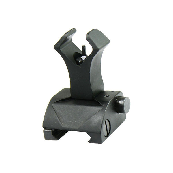 New Premium Flip up Front Rear Iron Sight Set Dual Diamond Aperture BUIS Black