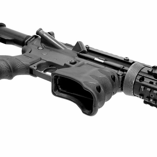 Tactical Rugged Ergonomic Grip Handle With Finger Grooves MWG Black Pistol Grip