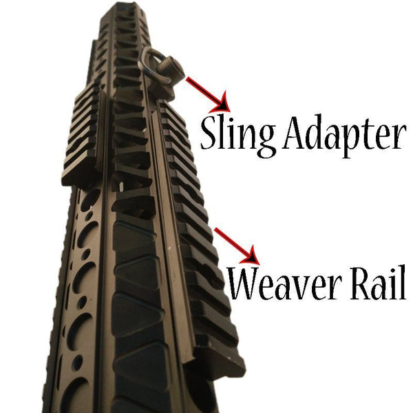12.5" Wire Cutter Free Float Handguard Forend Rail Keymod Quad Rail & Barrel Nut