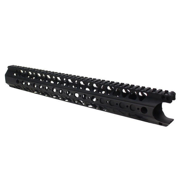 12.5" Wire Cutter Free Float Handguard Forend Rail Keymod Quad Rail & Barrel Nut