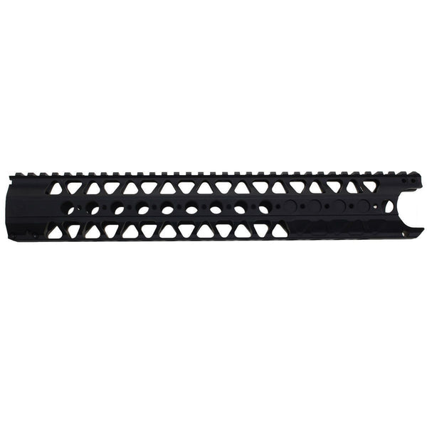 12.5" Wire Cutter Free Float Handguard Forend Rail Keymod Quad Rail & Barrel Nut