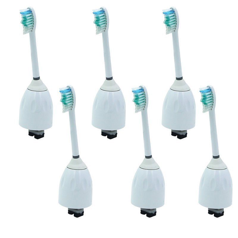 6 Pack Replacement Brush Heads for Philips Sonicare E series Toothbrush New