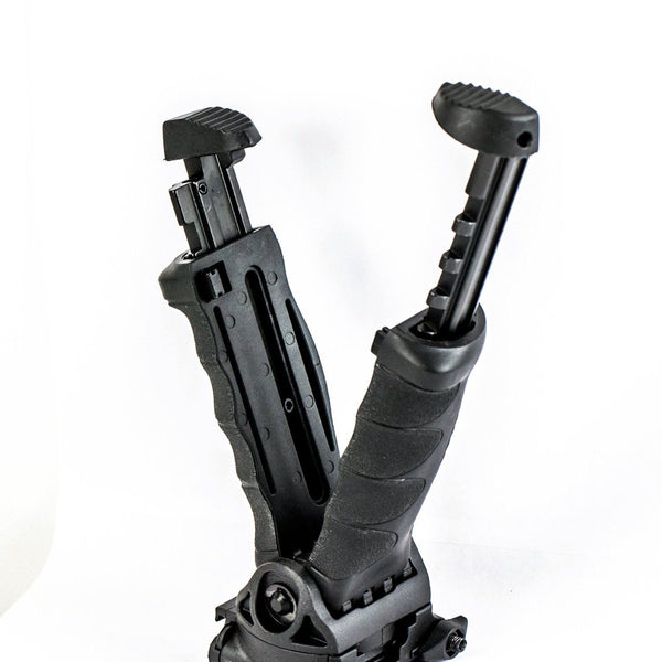 Tactical Bipod Grip Foldable Foregrip Swivel Rotating firearm Fits Picatinny Rail Rifle Mount